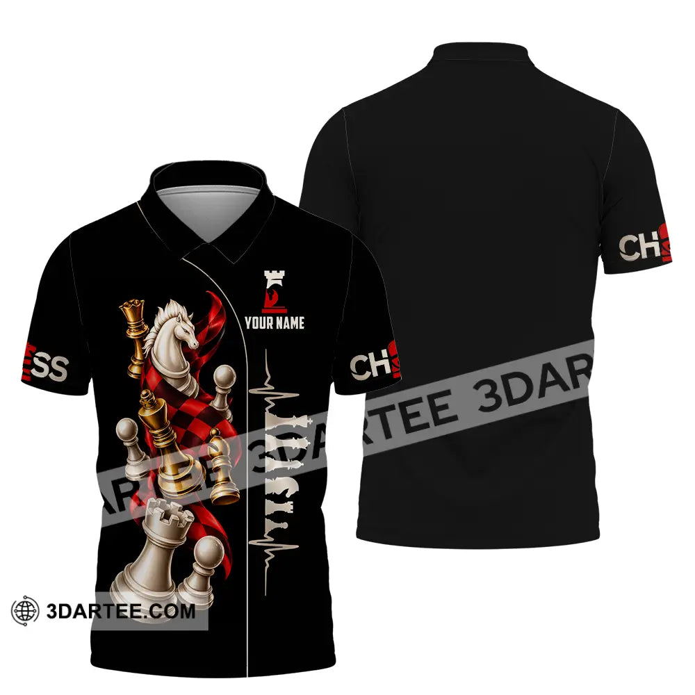 Unisex Shirt - Custom Chess Shirt - Polo Shirt / S - T-shirt