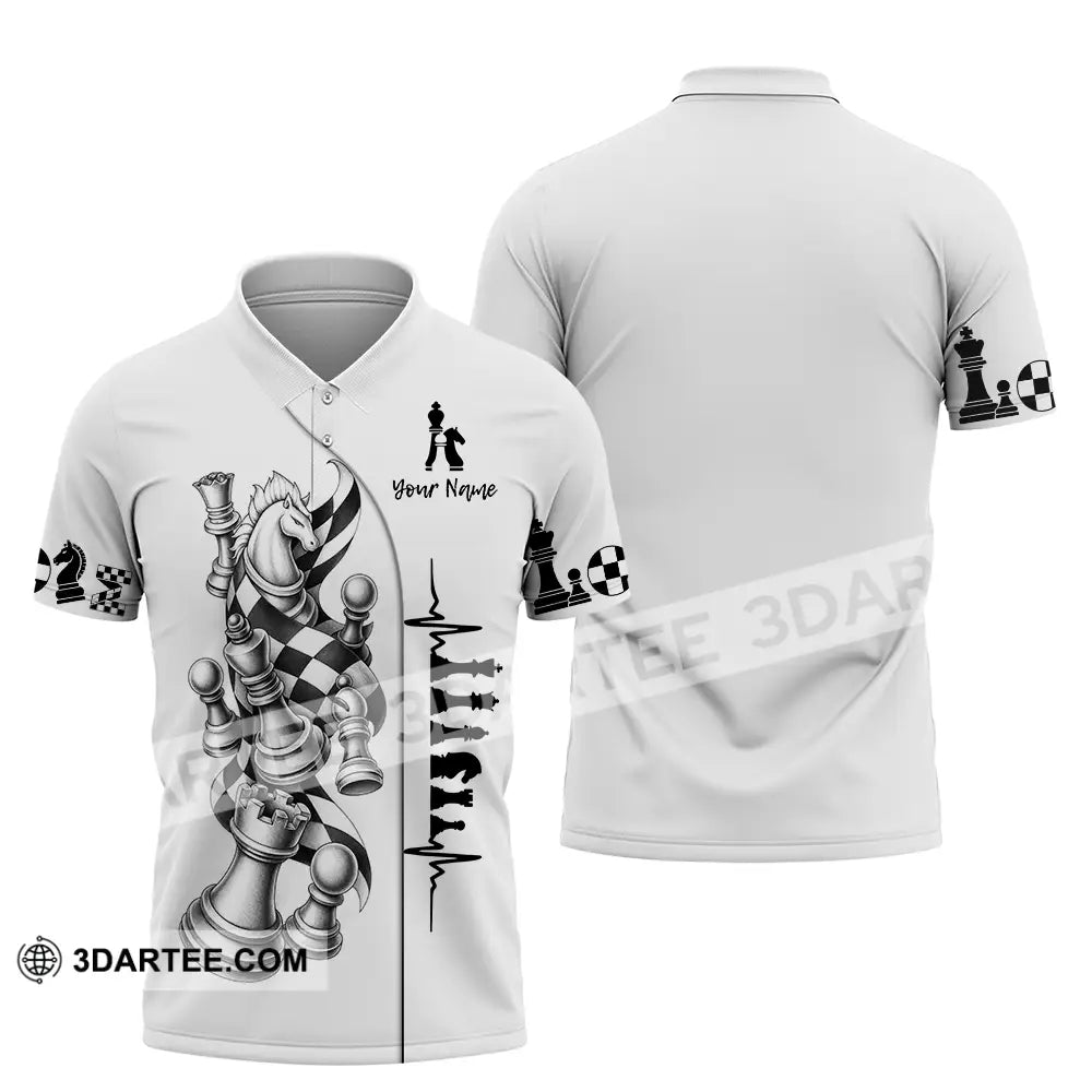 Unisex Shirt - Custom Chess Shirt - Polo Shirt / S - T-shirt