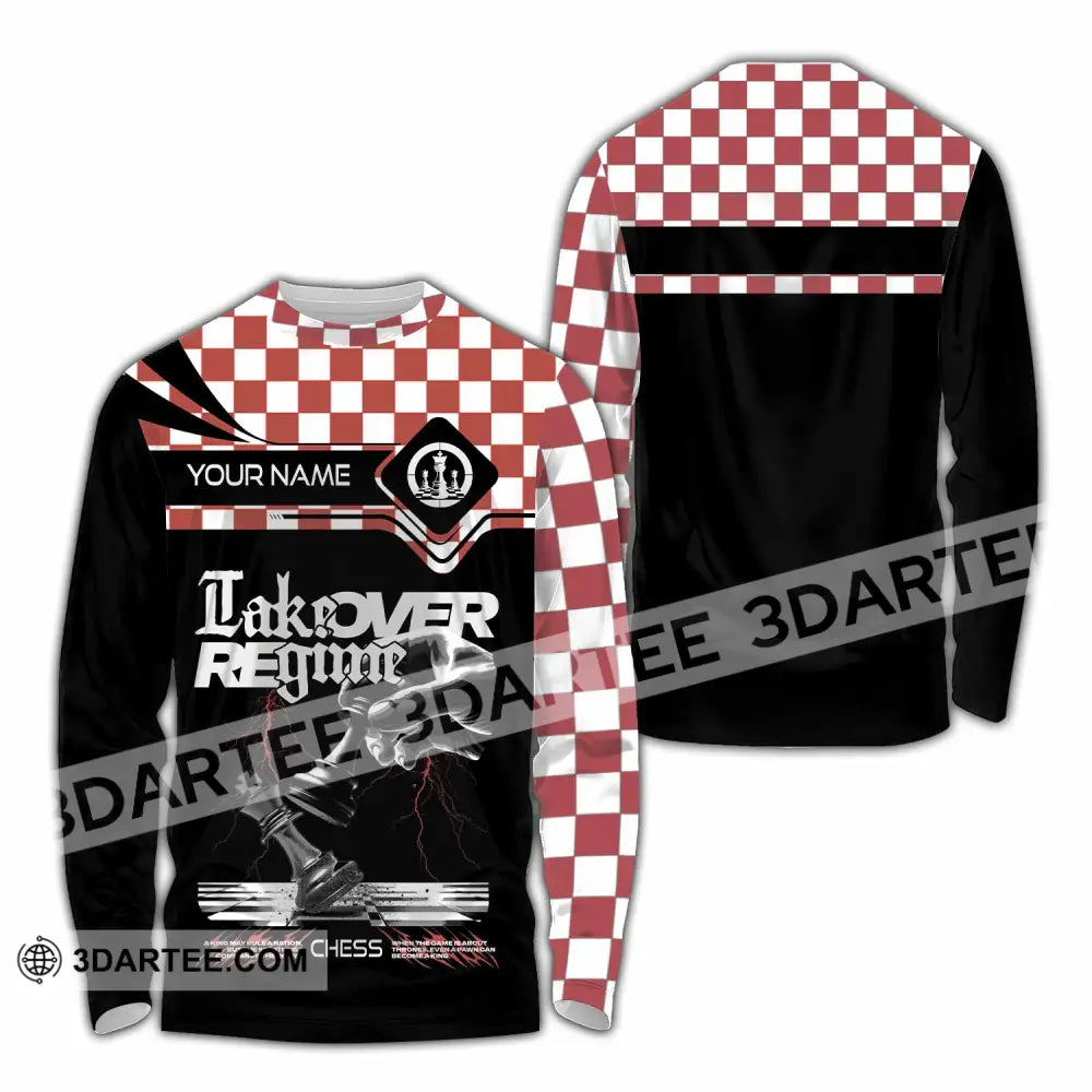 Unisex Shirt - Custom Chess Sport Shirt Long Sleeve Shirt / S T-shirt