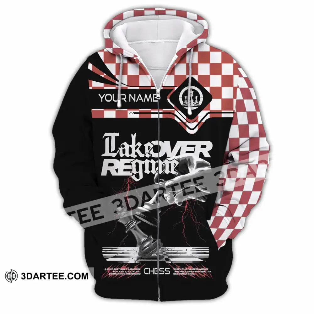 Unisex Shirt - Custom Chess Sport Shirt Zipper Hoodie / S T-shirt