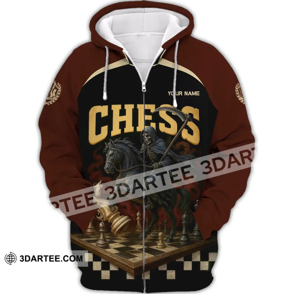 Unisex Shirt - Custom Chess Sport Shirt Zipper Hoodie / S T-shirt
