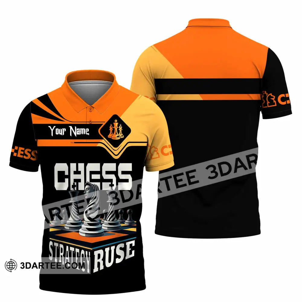 Unisex Shirt - Custom Chess Strategy Ruse Shirt Polo Shirt / S T-shirt