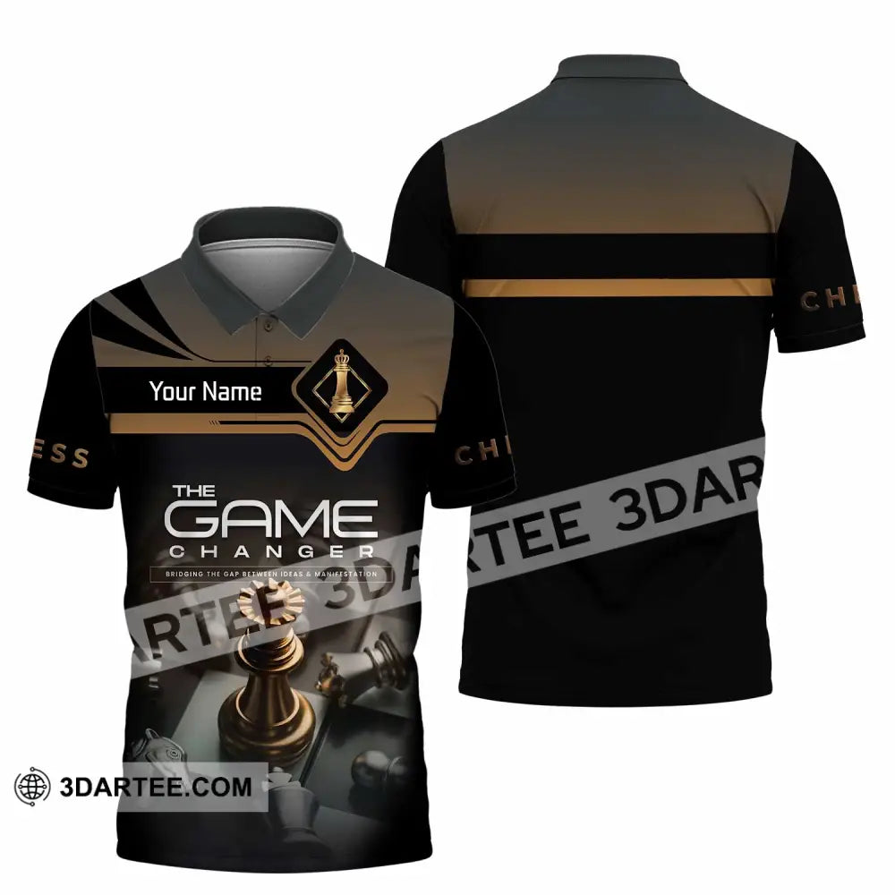 Unisex Shirt - Custom Chess The Game Changer 3D Shirt Polo Shirt / S T-shirt