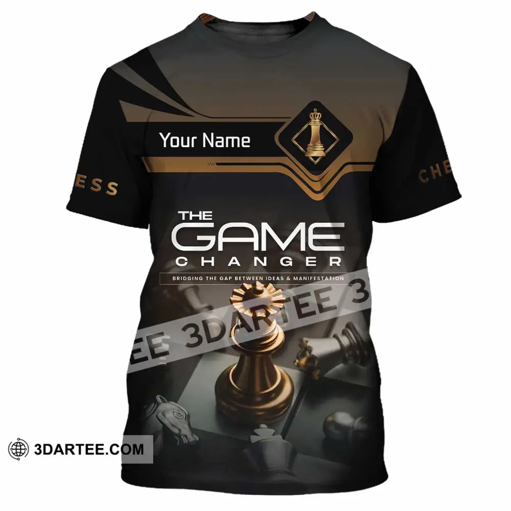 Unisex Shirt - Custom Chess The Game Changer 3D Shirt T-Shirt / S T-shirt