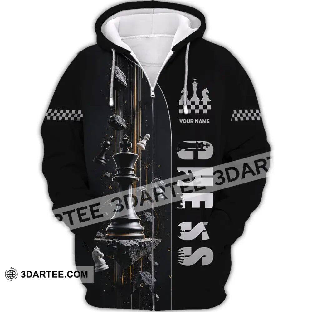 Unisex Shirt - Custom Chess Shirt - Zipper Hoodie / S - T-shirt