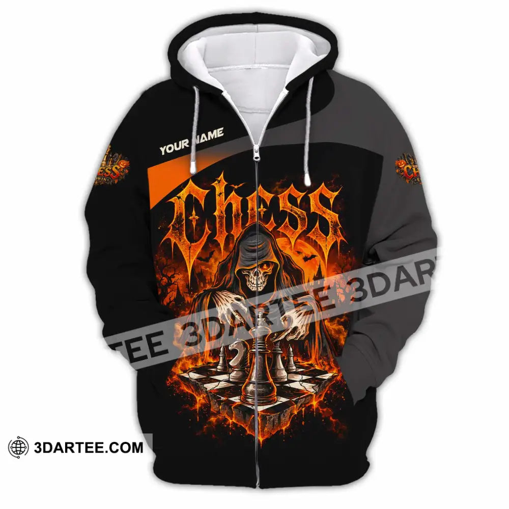 Unisex Shirt - Custom Chess Shirt - Zipper Hoodie / S - T-shirt