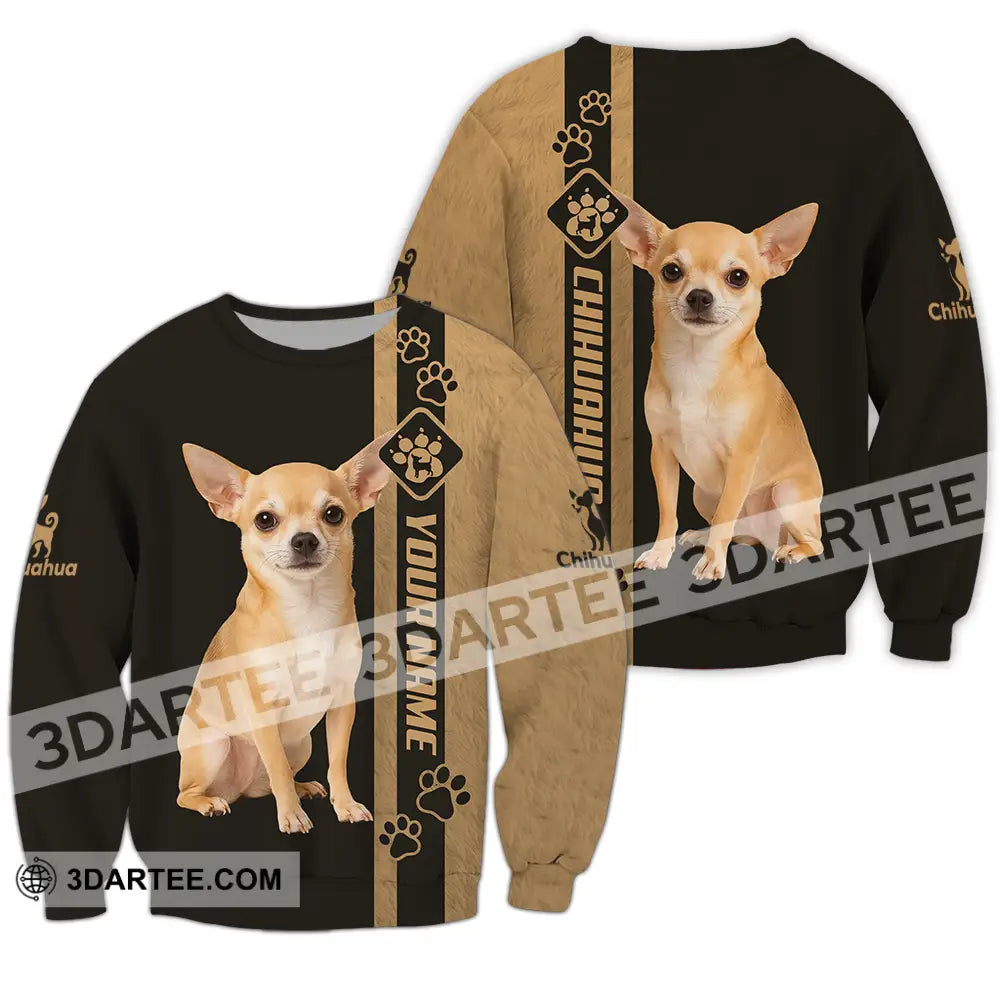 Unisex Shirt - Custom Chihuahua Shirt Long Sleeve / S T-shirt
