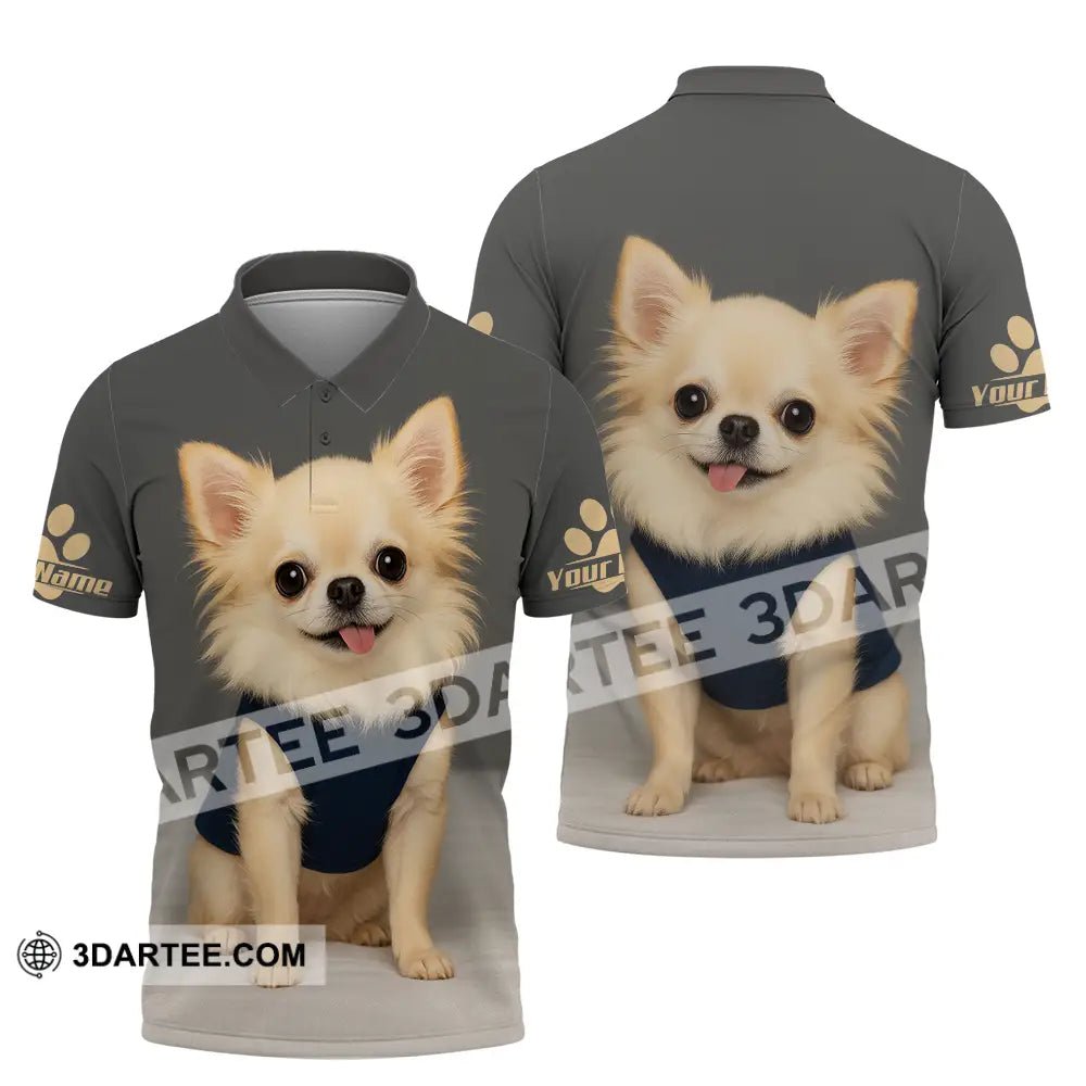 Unisex Shirt - Custom Chihuahua Shirt Polo Shirt / S T-shirt