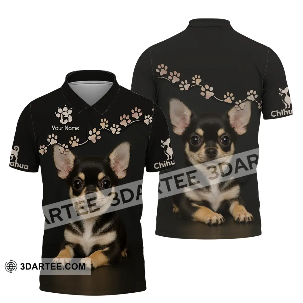 Unisex Shirt - Custom Chihuahua Shirt Polo Shirt / S T-shirt