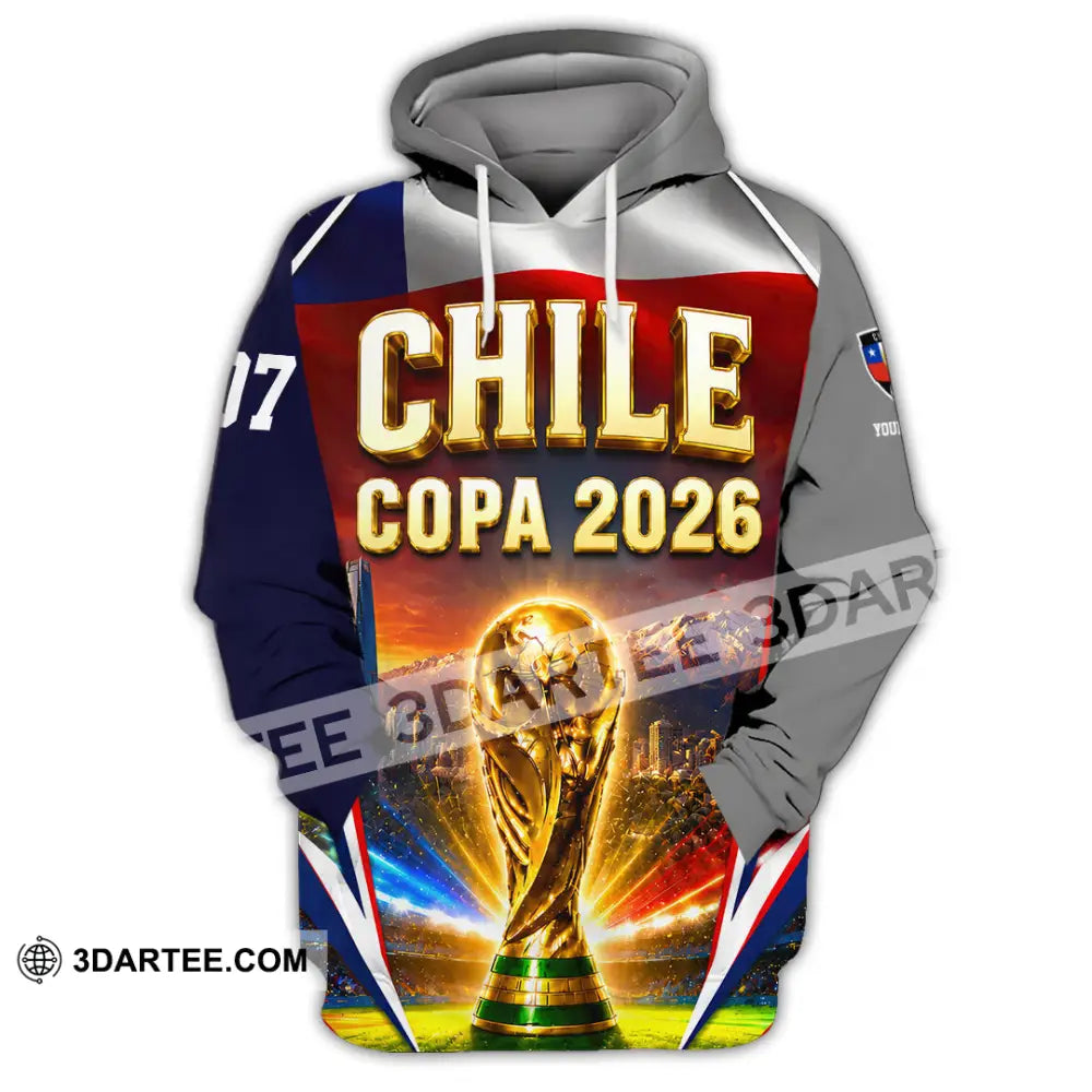 Unisex Shirt - Custom Chile Copa 2026 Shirt - Hoodie / S - T-shirt