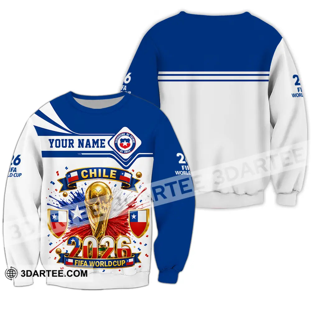 Unisex Shirt - Custom Chile World Cup 2026 Shirt - Long Sleeve / S - T-shirt