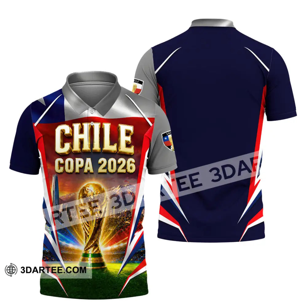 Unisex Shirt - Custom Chile Copa 2026 Shirt - Polo Shirt / S - T-shirt
