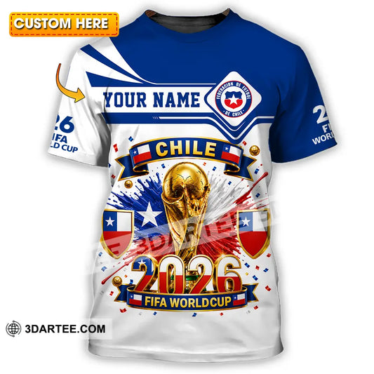Unisex Shirt - Custom Chile World Cup 2026 Shirt - T-shirt