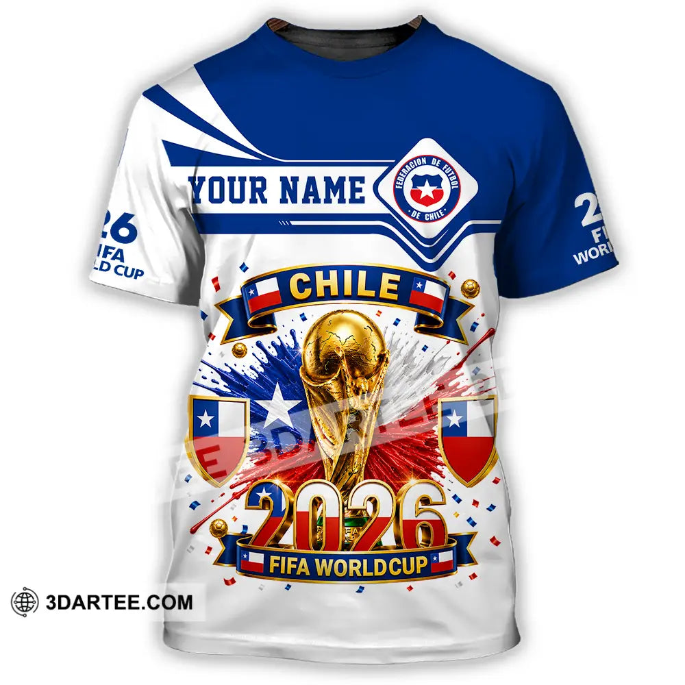 Unisex Shirt - Custom Chile World Cup 2026 Shirt - T-Shirt / S - T-shirt