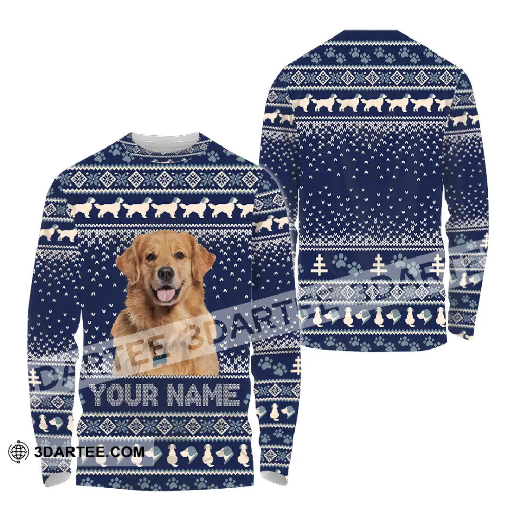 Unisex Shirt - Custom Christmas Pet 3D Shirt Long Sleeve Shirt / S T-shirt