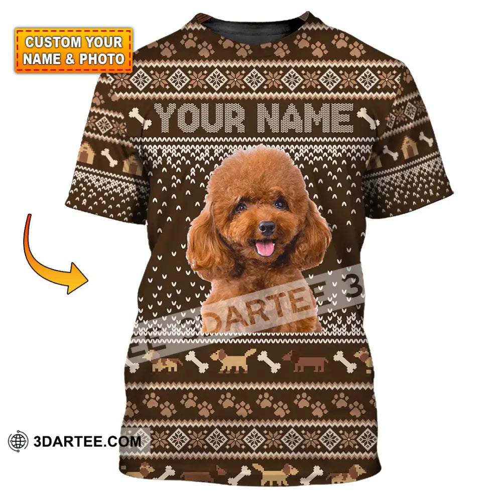 Unisex Shirt - Custom Christmas Pet 3D Shirt T-Shirt / S T-shirt
