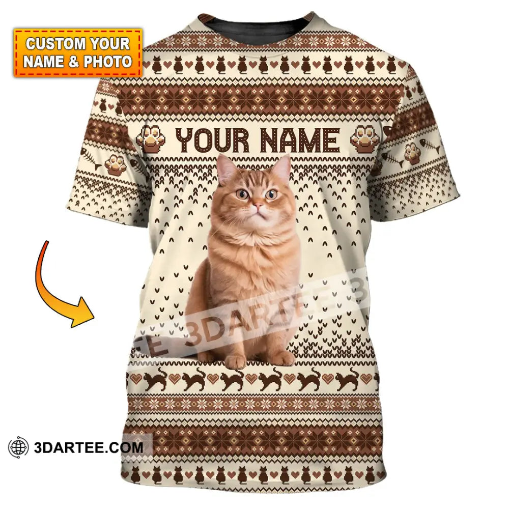 Unisex Shirt - Custom Christmas Pet 3D Shirt T-Shirt / S T-shirt