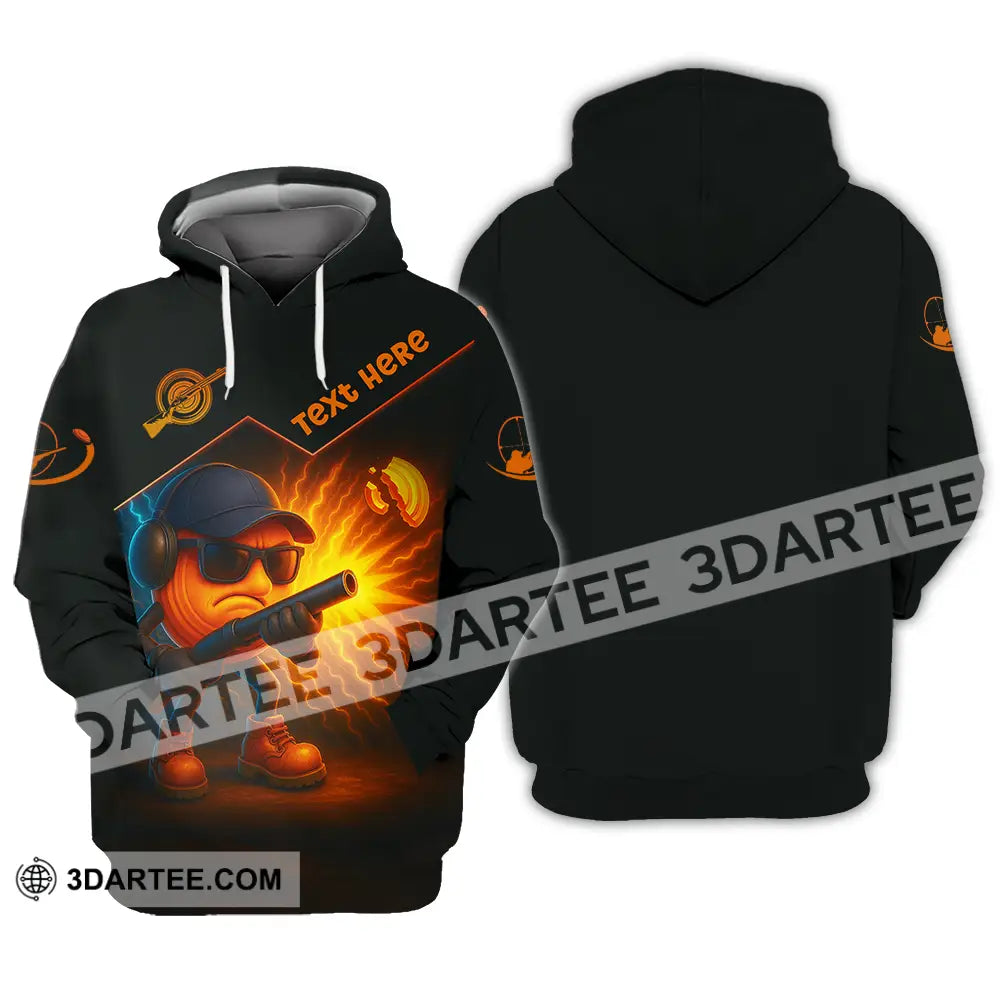 Unisex Shirt - Custom Clay Target Shooting Shirt Hoodie / S T-shirt