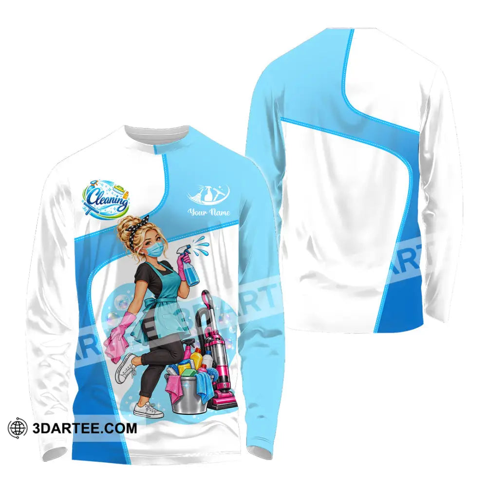 Unisex Shirt - Custom Cleaning Shirt - Long Sleeve Shirt / S - T-shirt