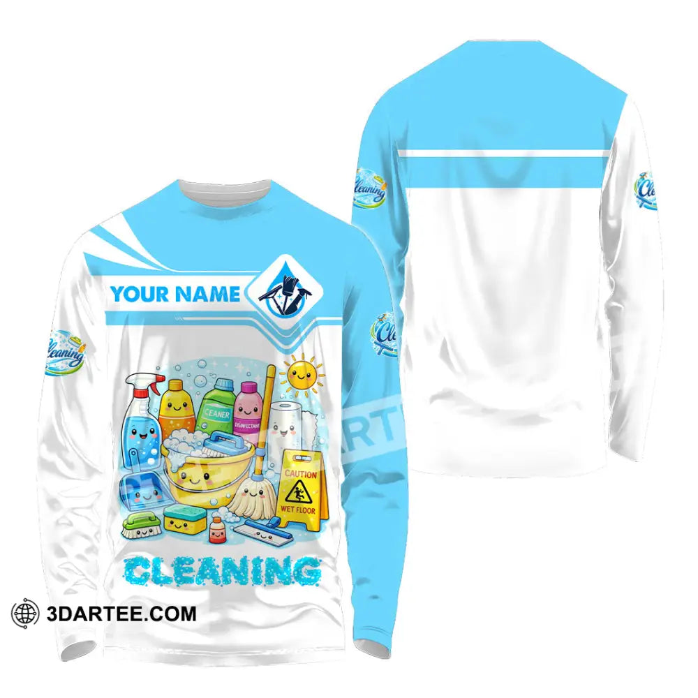 Unisex Shirt - Custom Cleaning Shirt - Long Sleeve Shirt / S - T-shirt