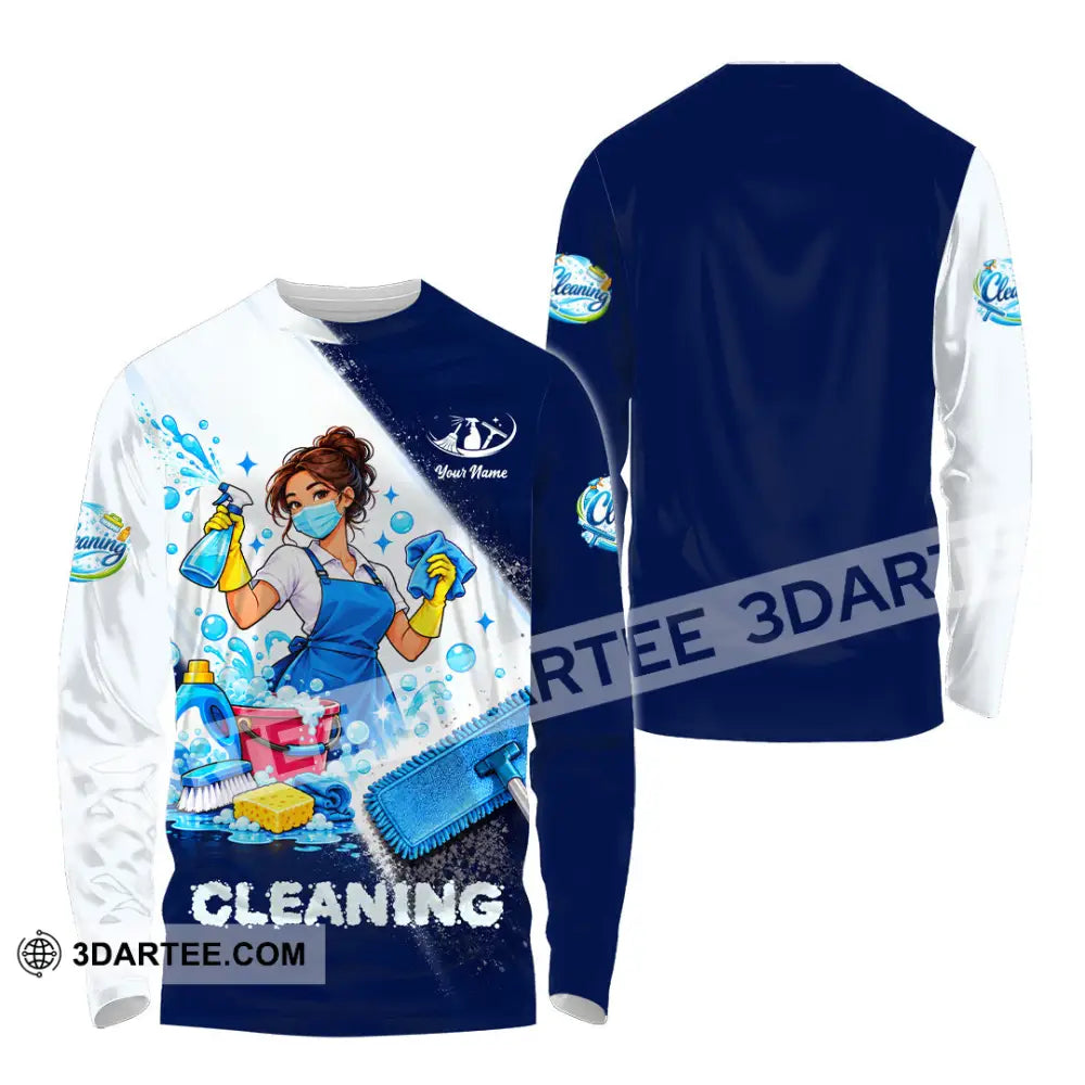 Unisex Shirt - Custom Cleaning Shirt - Long Sleeve Shirt / S - T-shirt