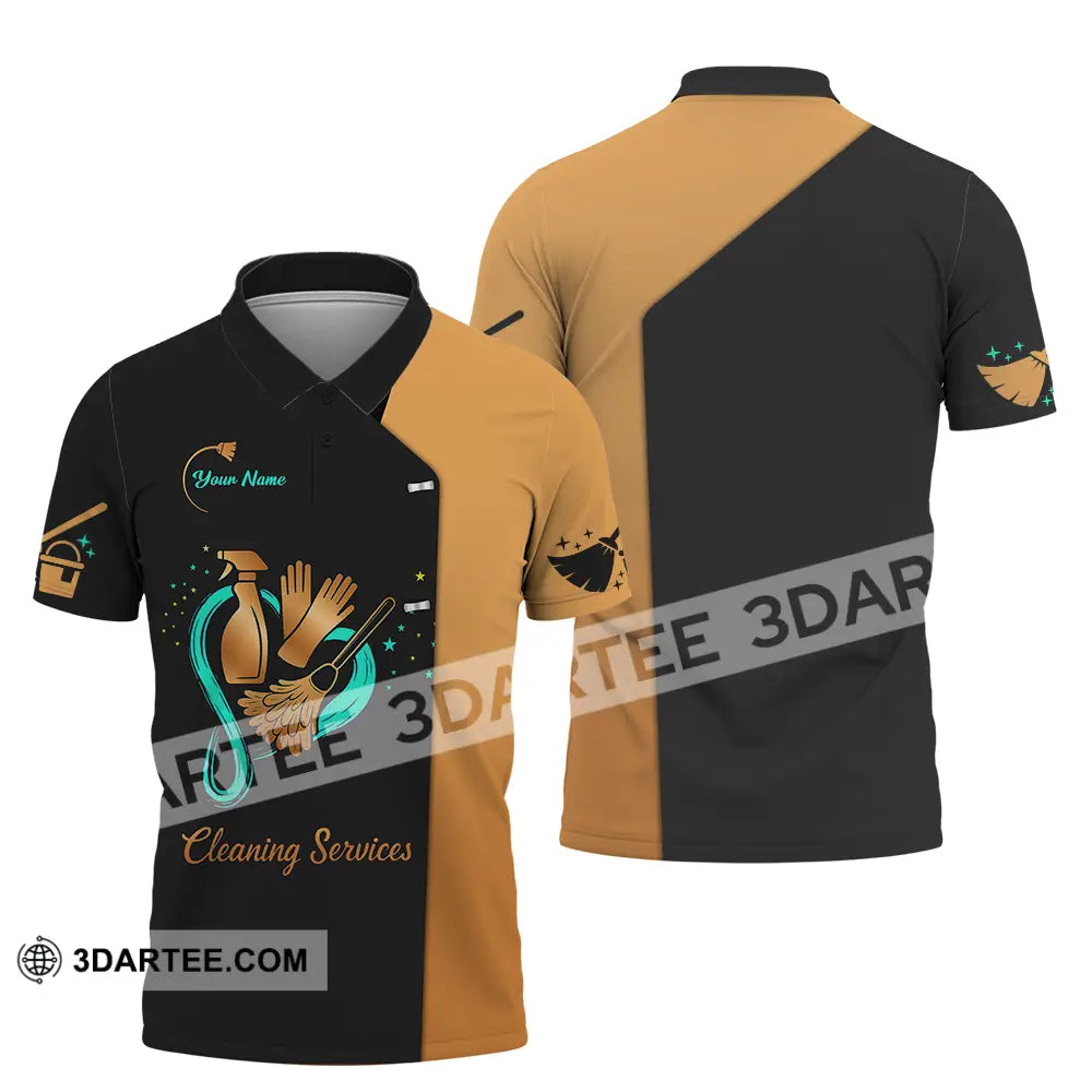 Unisex Shirt - Custom Cleaning Service Shirt Polo Shirt / S T-shirt