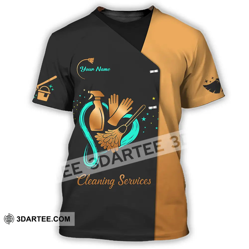 Unisex Shirt - Custom Cleaning Service Shirt T-Shirt / S T-shirt