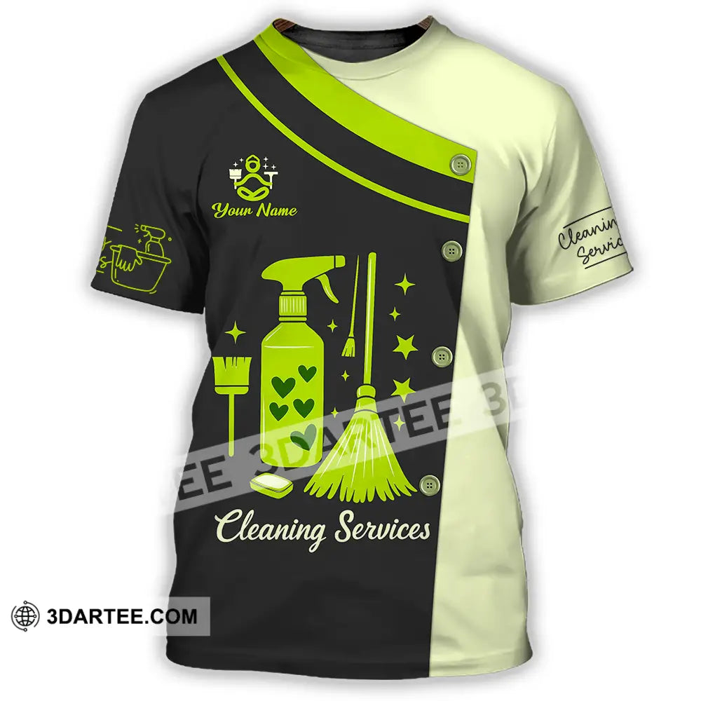 Unisex Shirt - Custom Cleaning Service Shirt T-Shirt / S T-shirt