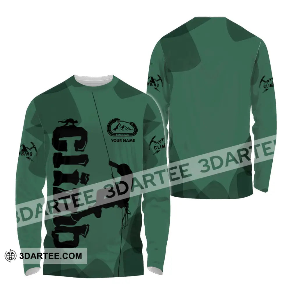 Unisex Shirt - Custom Climb Shirt - Long Sleeve Shirt / S - T-shirt