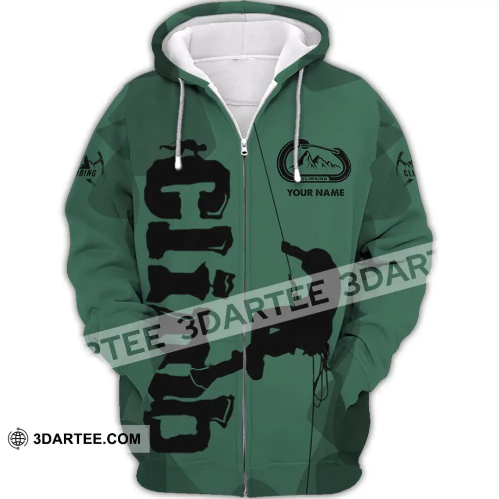 Unisex Shirt - Custom Climb Shirt - Zipper Hoodie / S - T-shirt
