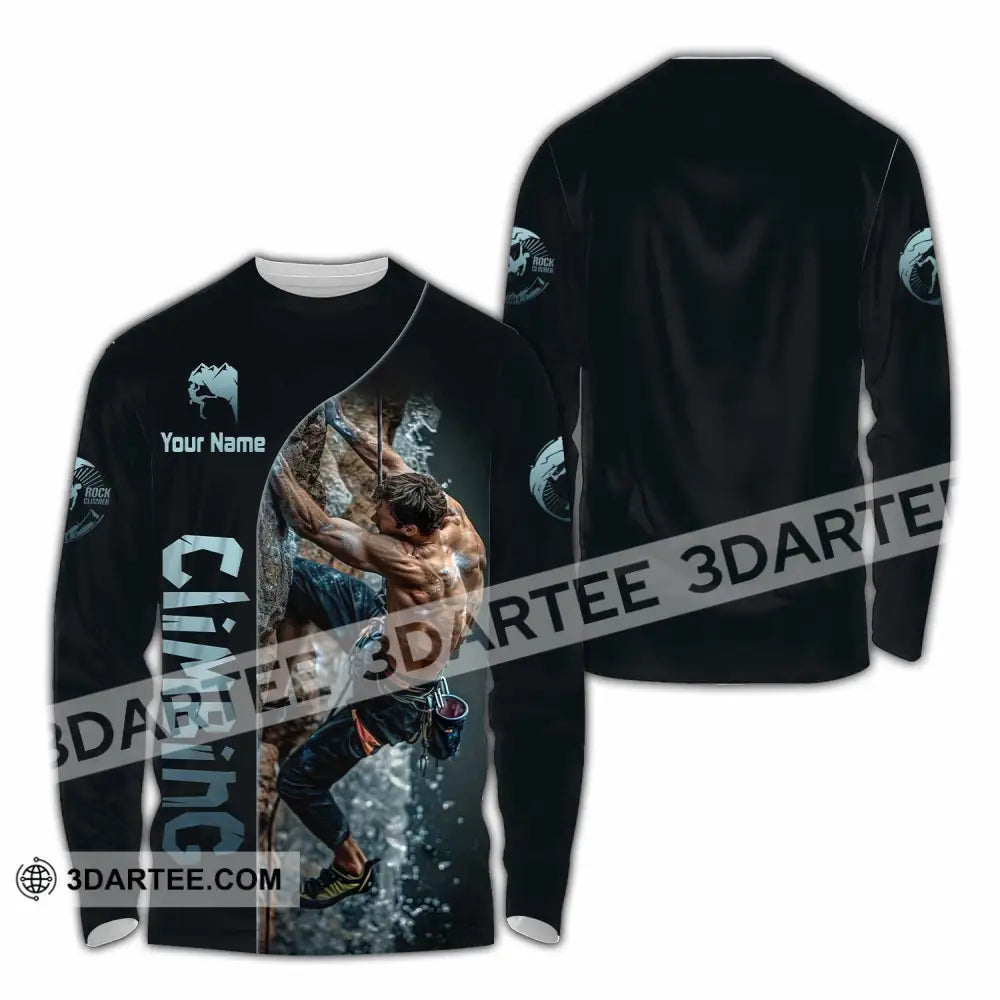 Unisex Shirt - Custom Climbing Shirt - Long Sleeve Shirt / S - T-shirt