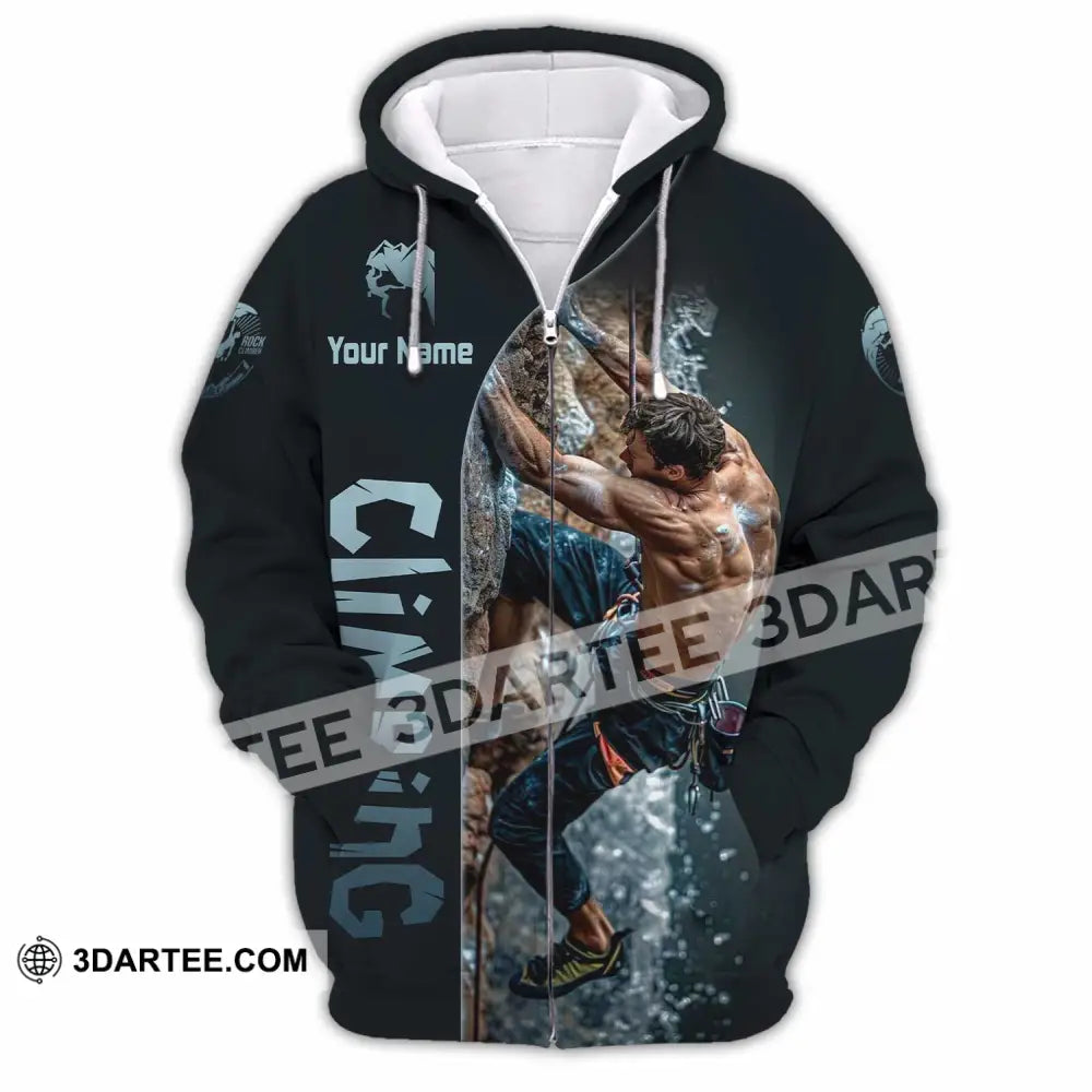 Unisex Shirt - Custom Climbing Shirt - Zipper Hoodie / S - T-shirt