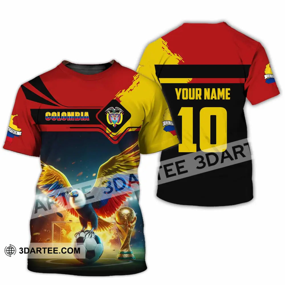 Unisex Shirt - Custom Colombia 3D Shirt T-Shirt / S T-shirt