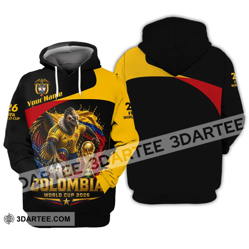 Unisex Shirt - Custom Colombia World Cup 2026 Shirt - Hoodie / S - T-shirt