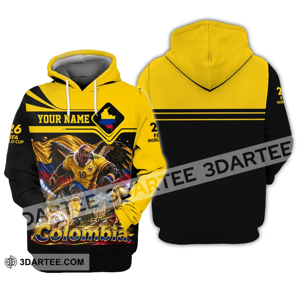 Unisex Shirt - Custom Colombia World Cup 2026 Shirt - Hoodie / S - T-shirt