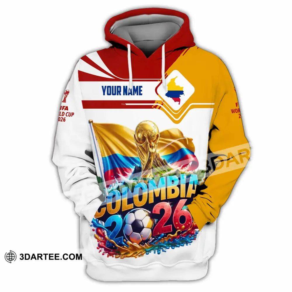 Unisex Shirt - Custom Colombia World Cup 2026 Shirt - Hoodie / S - T-shirt
