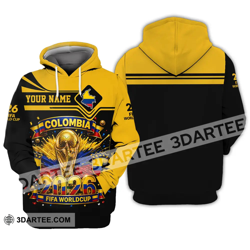 Unisex Shirt - Custom Colombia World Cup 2026 Shirt - Hoodie / S - T-shirt