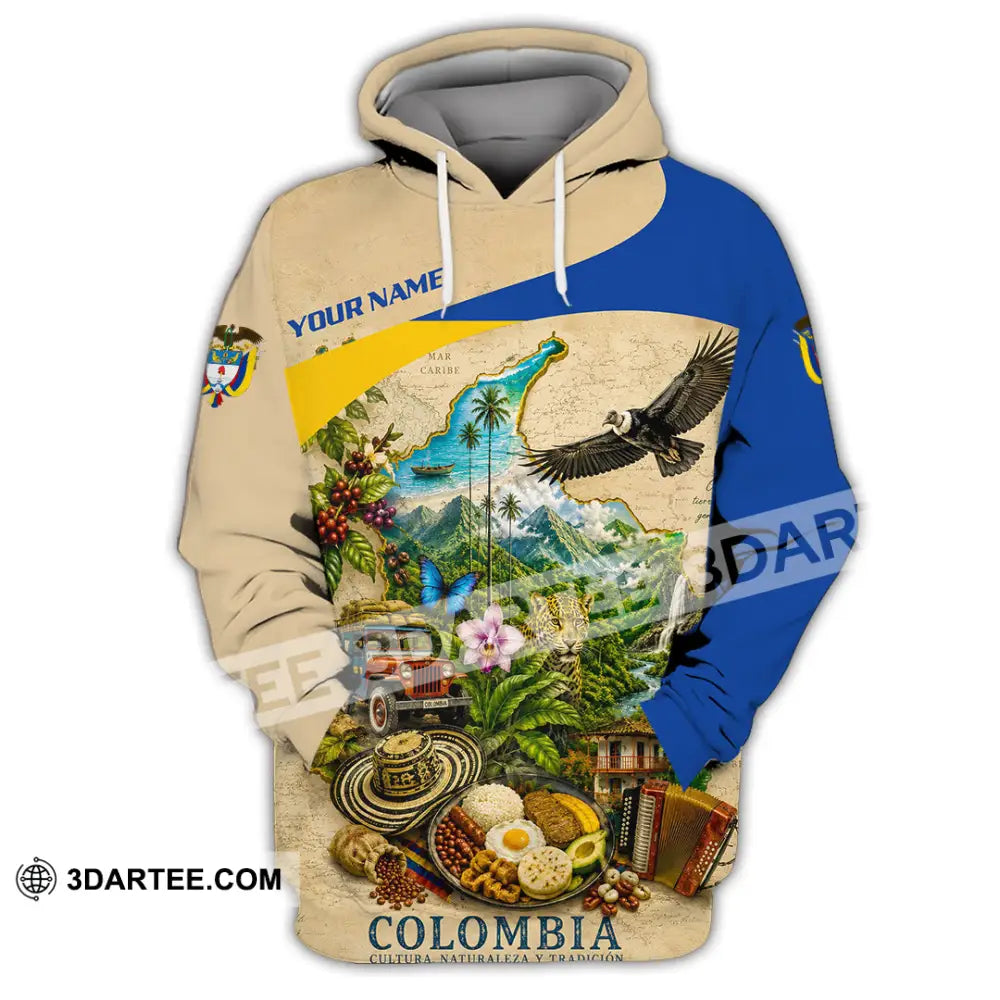 Unisex Shirt - Custom Colombia Shirt - Hoodie / S - T-shirt