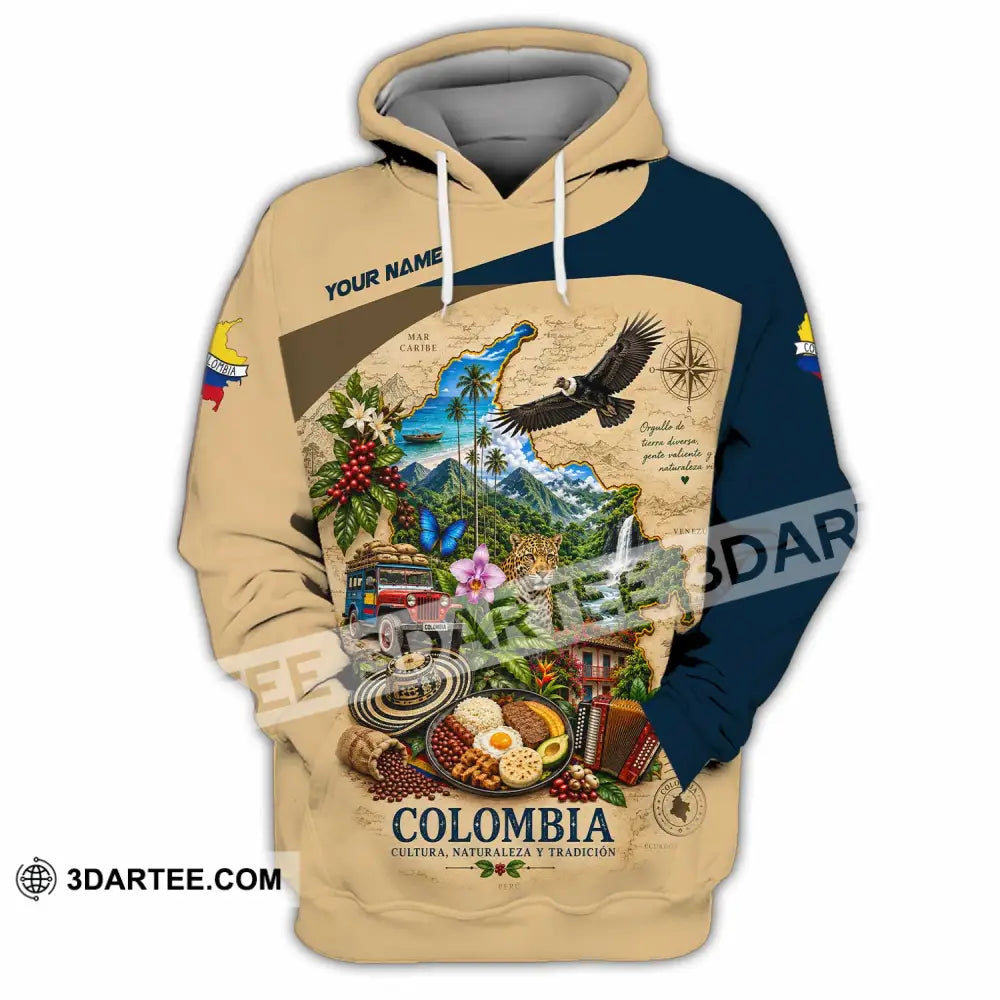 Unisex Shirt - Custom Colombia Shirt - Hoodie / S - T-shirt