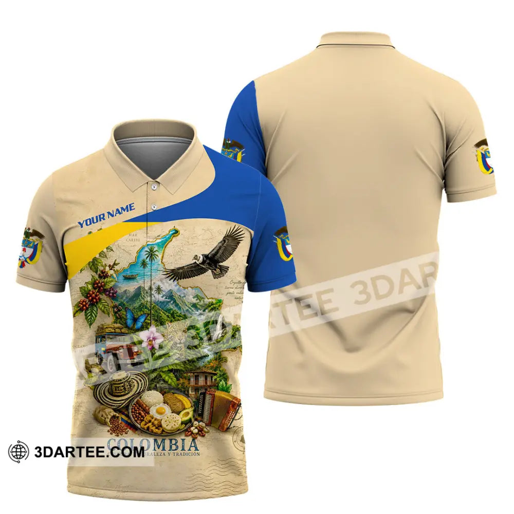 Unisex Shirt - Custom Colombia Shirt - Polo Shirt / S - T-shirt