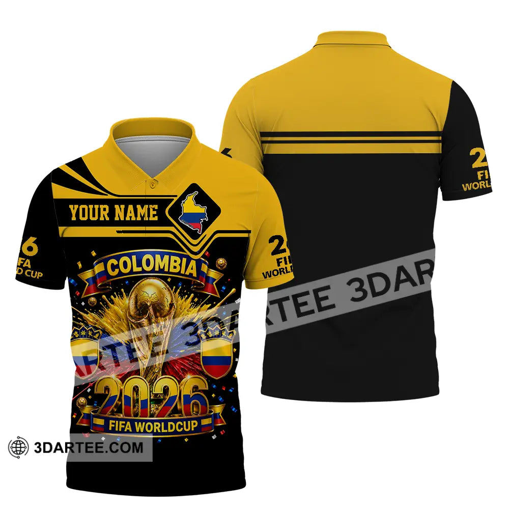 Unisex Shirt - Custom Colombia World Cup 2026 Shirt - Polo Shirt / S - T-shirt