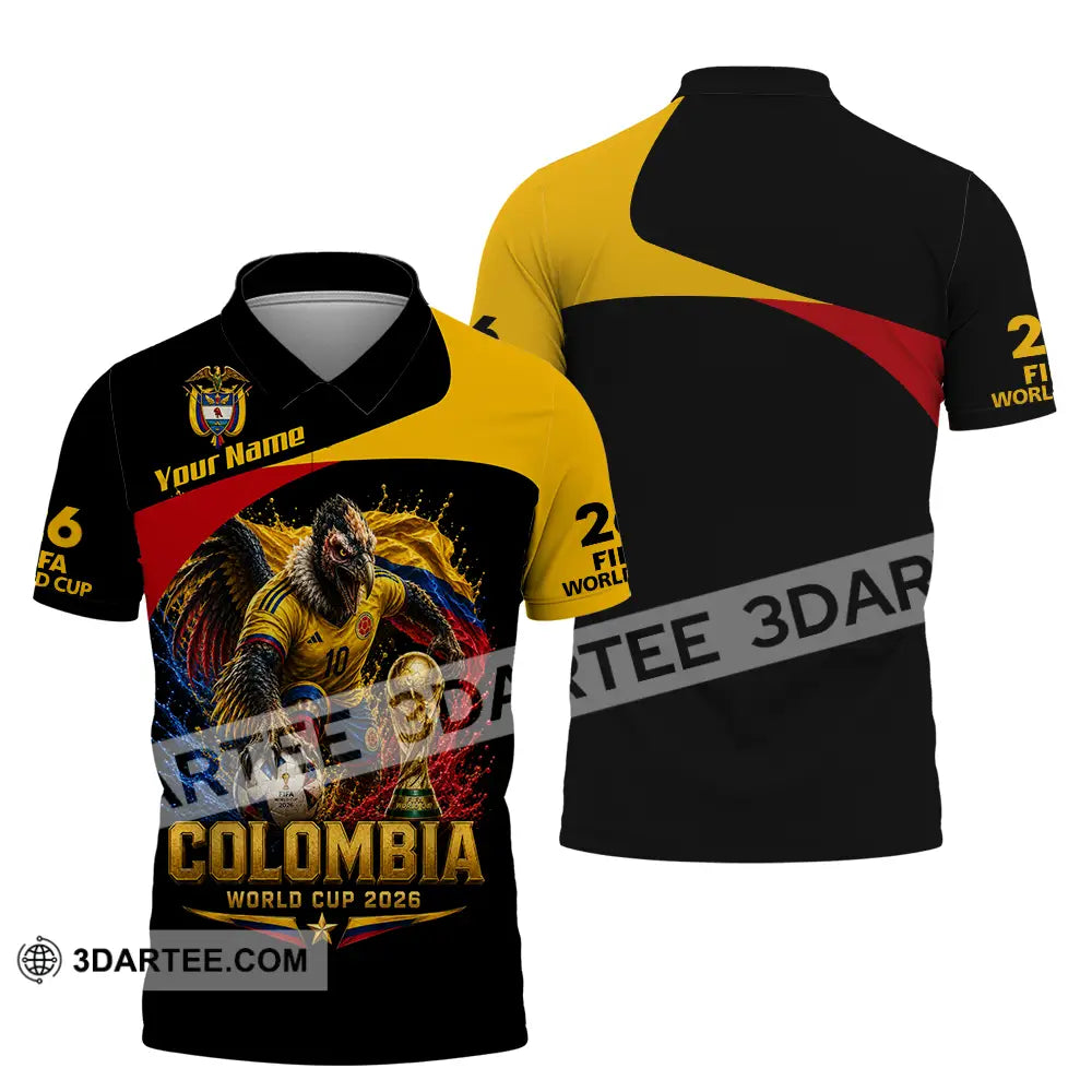 Unisex Shirt - Custom Colombia World Cup 2026 Shirt - Polo Shirt / S - T-shirt