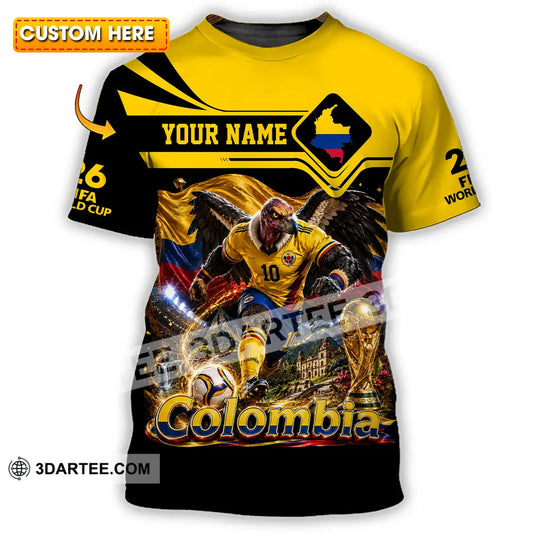 Unisex Shirt - Custom Colombia World Cup 2026 Shirt - T-shirt