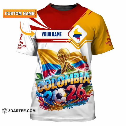 Unisex Shirt - Custom Colombia World Cup 2026 Shirt - T-shirt