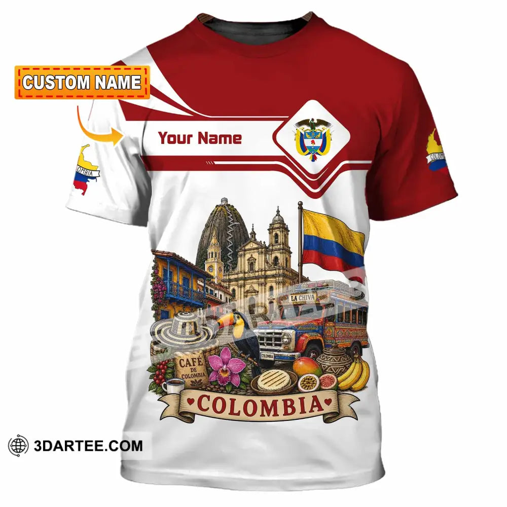 Unisex Shirt - Custom Colombia Shirt - T-shirt