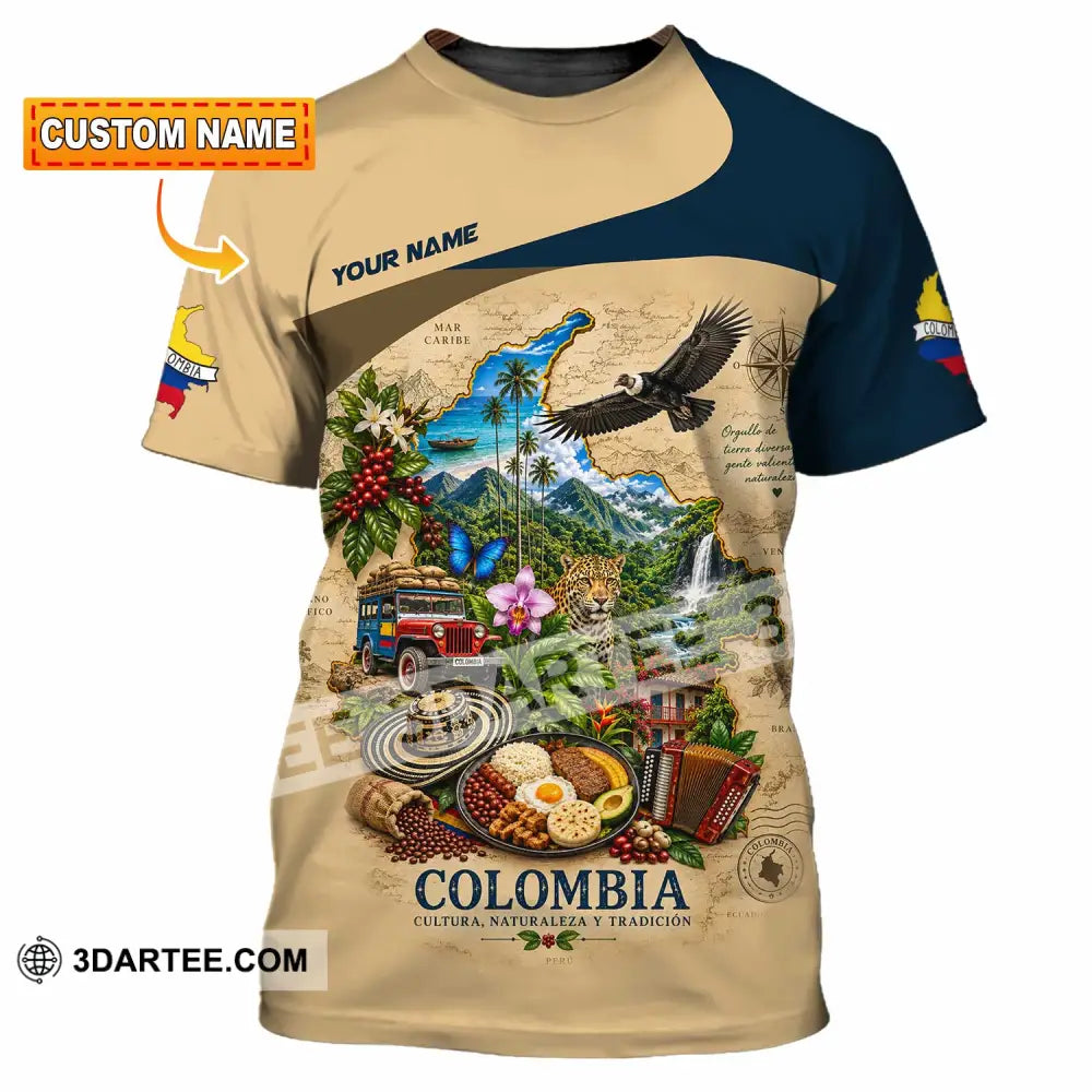 Unisex Shirt - Custom Colombia Shirt - T-shirt