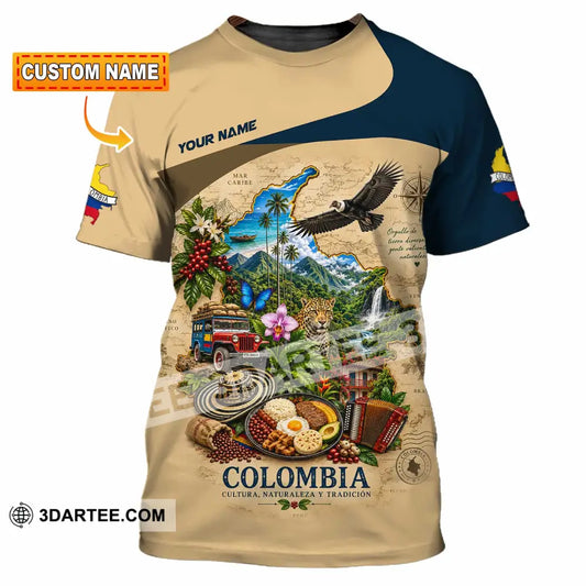 Unisex Shirt - Custom Colombia Shirt - T-shirt