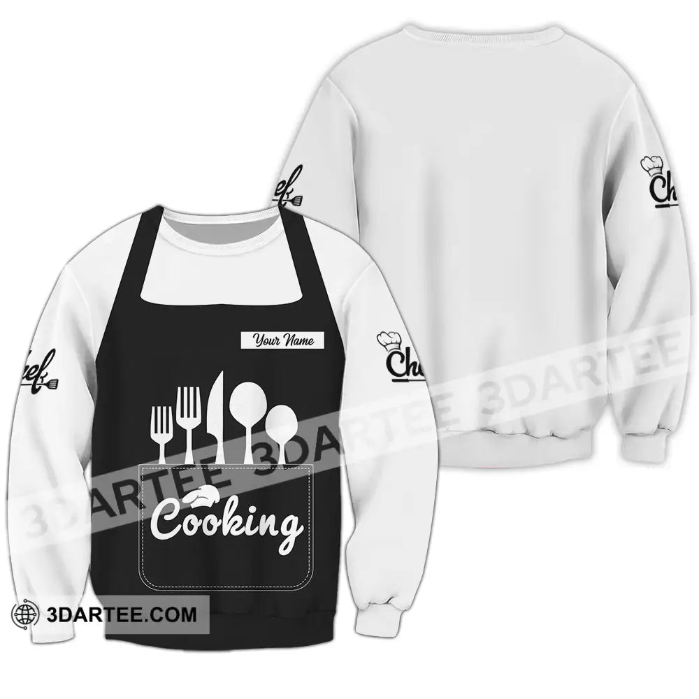 Unisex Shirt - Custom Cooking 3D Shirt Long Sleeve / S T-shirt