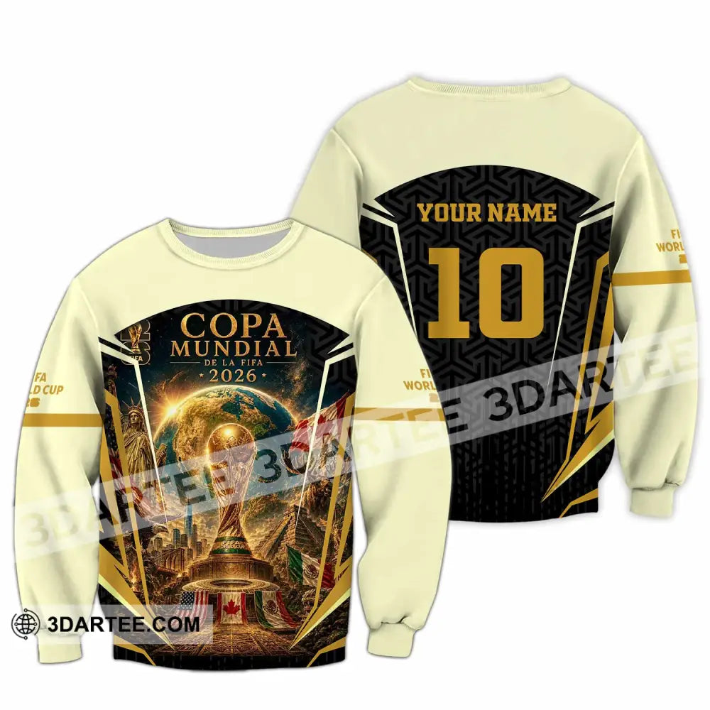 Unisex Shirt - Custom Copa Mundial World Cup 2026 Shirt - Long Sleeve / S - T-shirt