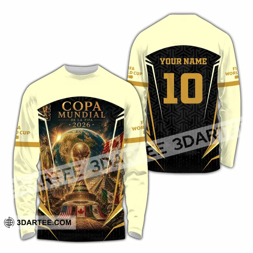 Unisex Shirt - Custom Copa Mundial World Cup 2026 Shirt - Long Sleeve Shirt / S - T-shirt